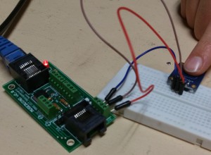Figure 4. Museduino satellite board with capacitive touch sensor Circuit credit: Rianne Trujillo