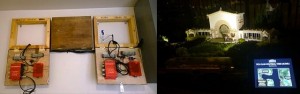 Figure 5. Raspberry Pi computers with amps and relays controlling lights and sounds on a model through an iPad quiz Circuit credit: Duncan McRee 