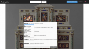 Screenshot of the Accurator annotation interface.