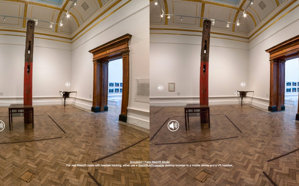 Google Cardboard and Samsung Gear VR versions enable VR early-adopters a fully-featured visit.