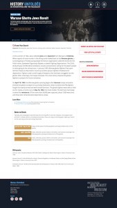 This is one expanded event module, with additional information on the importance and context of the event.