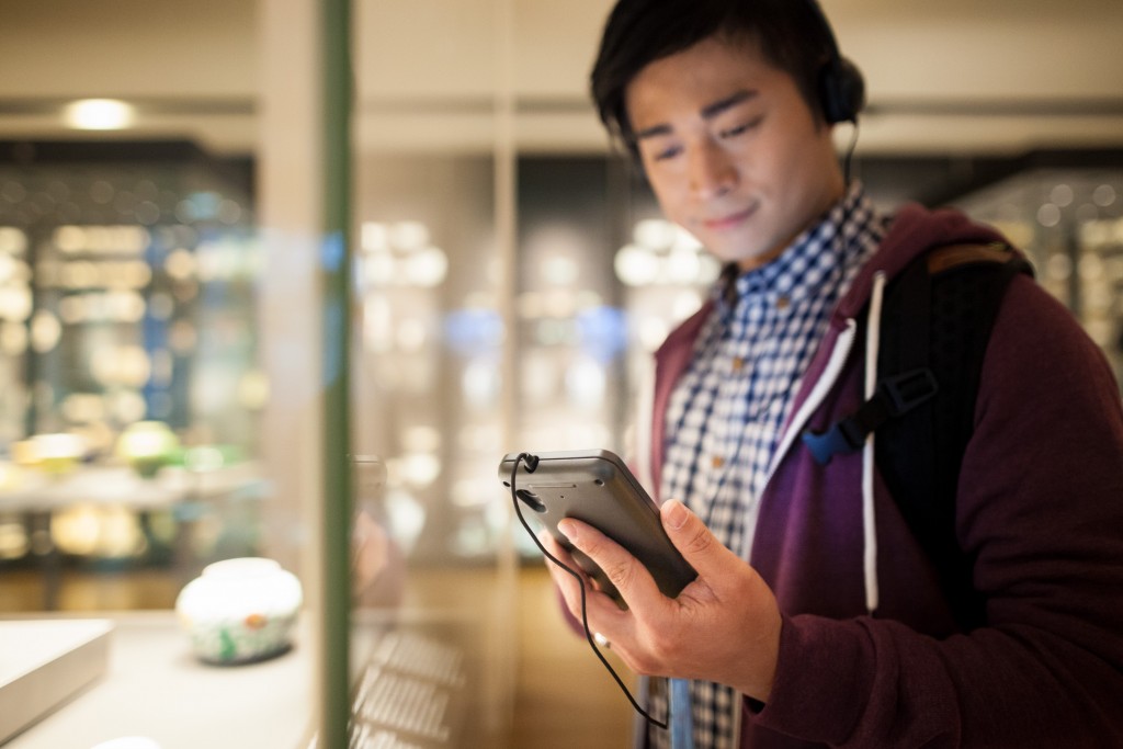 The British Museum audio guide (photo: benedictjohnson.com)