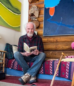 John De Puy started his interview by reading a poem written about him from his best friend and environmental activist Edward Abbey.