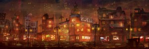 ciudad concept visual (prueba de color y estetica)