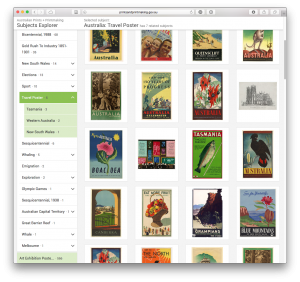 Overview of artworks with selected subject